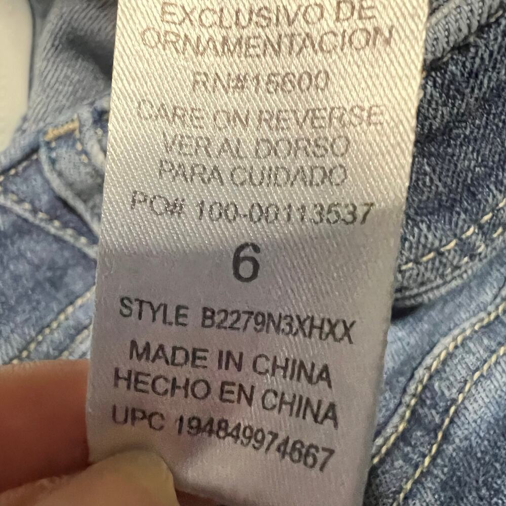 Democracy Ab Tech Jeans Pants Women 6 (29x28.5) Ankle Blue Denim - Picture 7 of 11